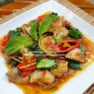 ผัดเผ็ดไก่